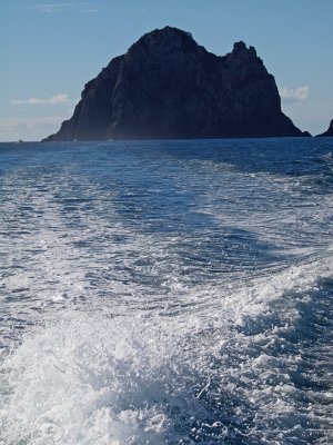 Leaving Motukokako Island