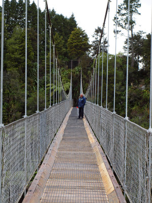 On the swing bridge
