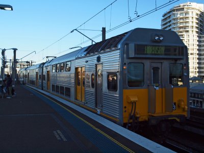 The train to Hornsby