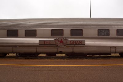 To ride the Ghan.