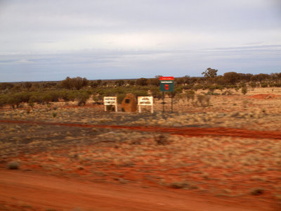 Speeding by border between the Northern Territory and South Australia