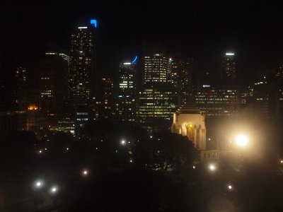 View from hotel room - last night in Sydney