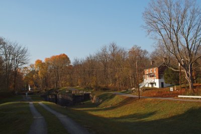 Early morning in late Fall at Four Locks