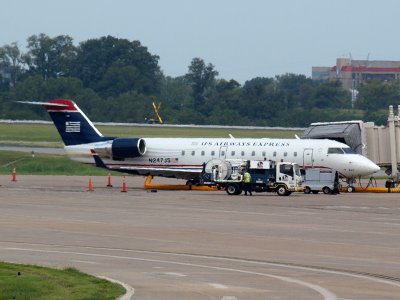 Possibly an Embraer 145