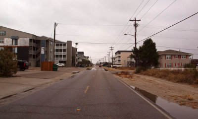 North Waccamaw Road in front of our house