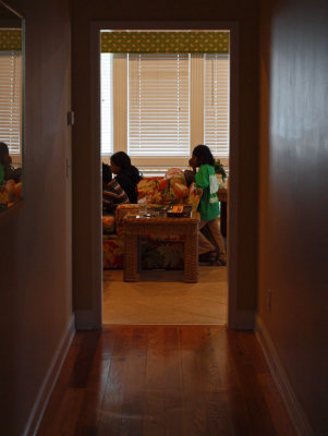 Corridor to the living room