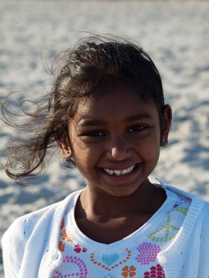 Portrait of a young girl