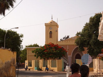 Mosque on the island