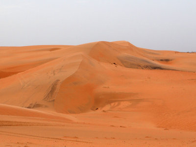 A ridgeline of sand