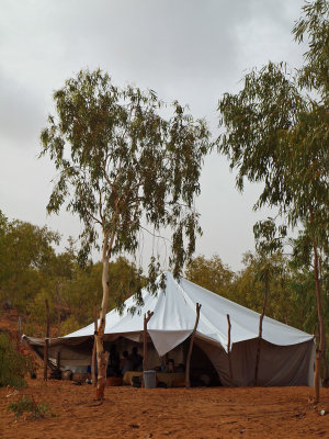 The main tent where we ate our food