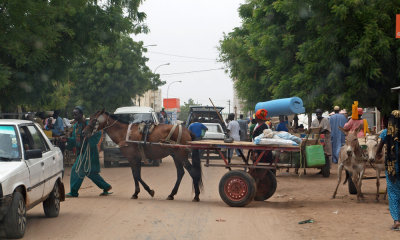 Traffic in town