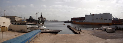 Panaroma - Ferry to Goree Island