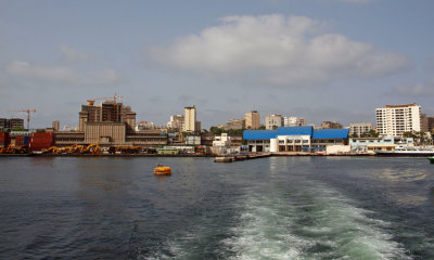 Dakar skyline is fairly low