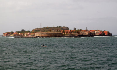 Goree Island in the sun