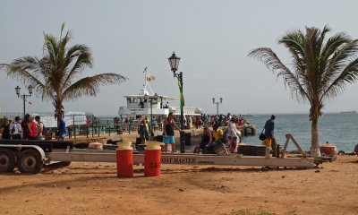 Activity around the ferry