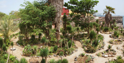 Panorama - Garden next to the House of Slaves