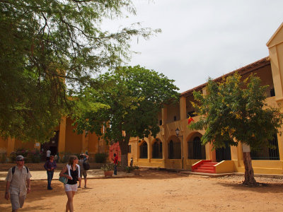 Yard in front of the church