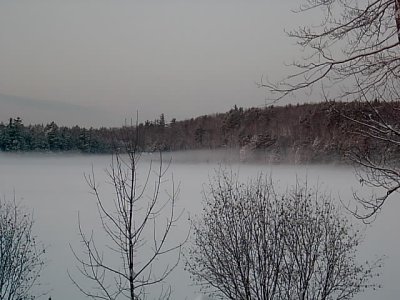 Mist low on the lake (10 degrees)