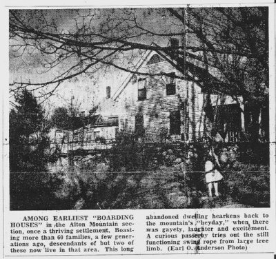 Boarding House Photo from Newspaper Article