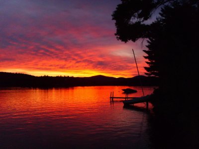 Crystal Lake Sunset by David Argue