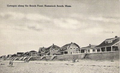 Humarock ~ Cottages on the Beachfront ~ Postmark 1948