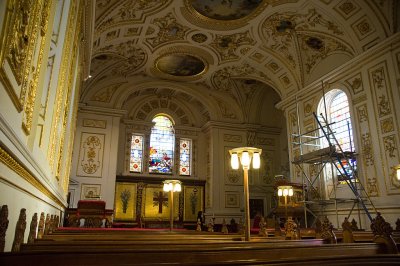 Inside the church 2009