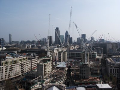 East from St Pauls Cathedral 2009