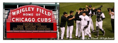 In 102 years, both Sox and Cubs are going to the playoffs!Go Sox!!! Go Cubs!!!