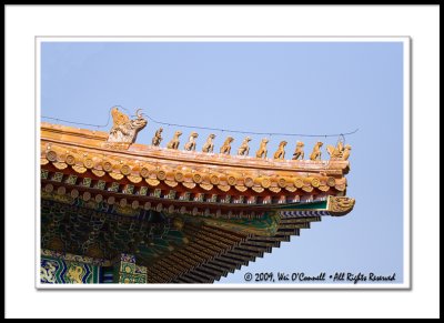 A Roof Detail at the Forbidden City