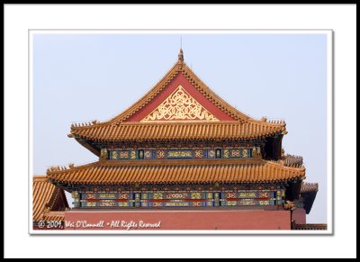 A Building Detail at the Forbidden City