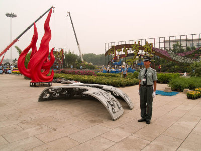 Tiananmen Square - Constructing Olympics Displays