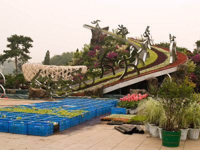 Tiananmen Square - Constructing Olympics Displays