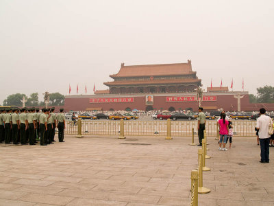 Tiananmen Square - Looking towards the gate to the Forbidden City