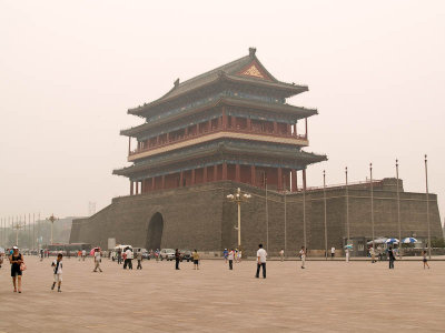 Tiananmen Square - Qianmen Gate House