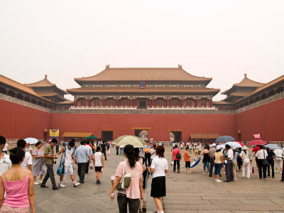 Meridian Gate, the front Southern Entrance to the Forbidden City