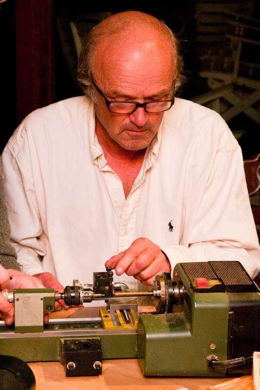 Jan drar i gang dreiebenken