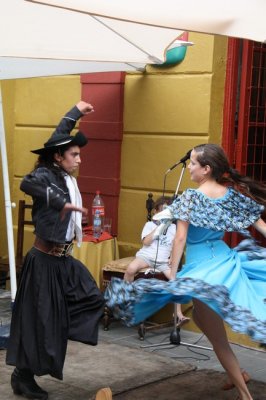 Gaucho-dance in Caminito - Boca