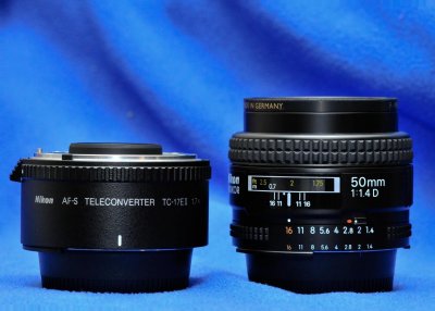 1.7 Tele and 50mm f1.4