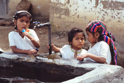 Three Girls at the Water Tap