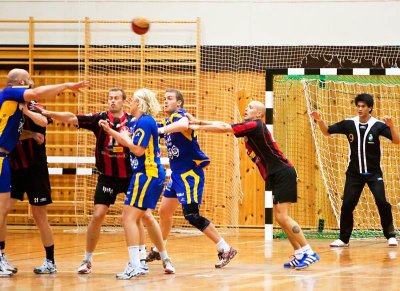 Good Defence: Erlend Lund, Hvard Lillemoen Johansen and Tor Erik Bergum