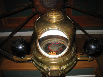 Antique ships compass.