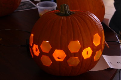 honeycomb pumpkin