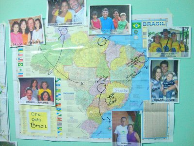 Our missionaries around Brazil