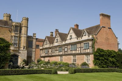 coughton court warwickshire rear view