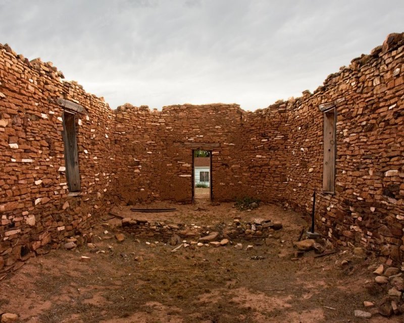 Abandoned church near Santa Rosa, NM