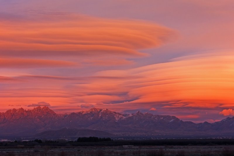 Sunset over the Organ Mountains