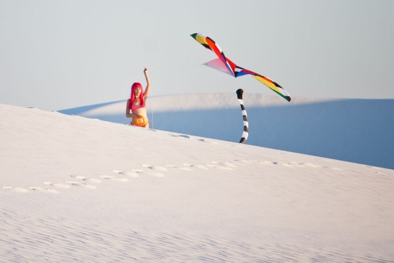 White Sands is a popular site for photo shoots