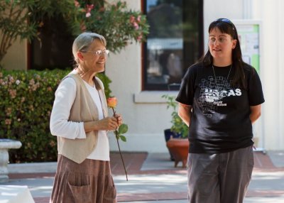 Dr. Christine Eber and Megan Dickens