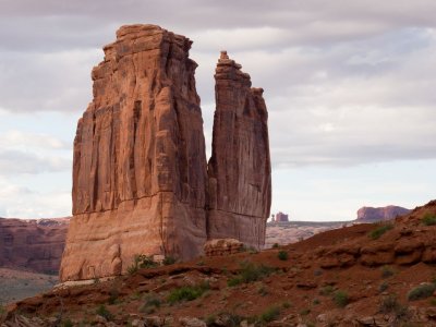 Arches NP -- Courthouse Towers