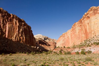 Entrance to Capitol Gorge Canyon road